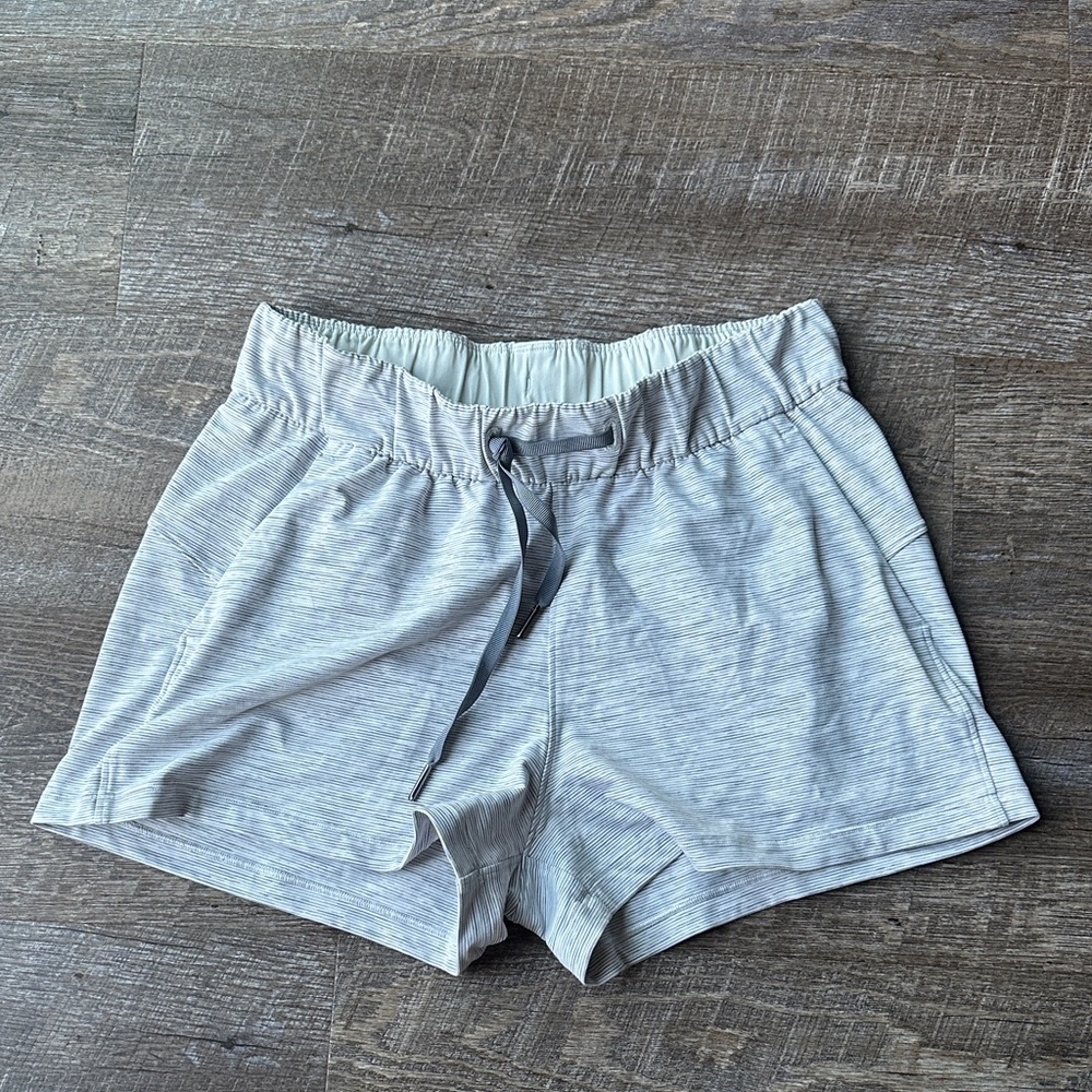 lululemon athletica Light Gray Athletic Shorts